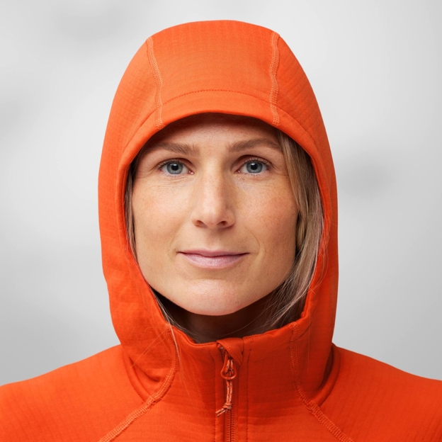 Abisko Grid Fleece Hoodie W - Image 5